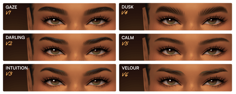 Галерея мода Сет бровей Eyebrow Set No10 #1